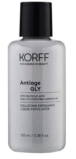 Soluzione Esfoliante Antiage Con Acido Glicolico - Korff - 100 ml - Esfoliante viso rigenerante